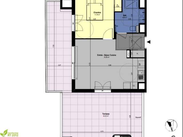 Vente Appartement 2 pièces — photo du bien