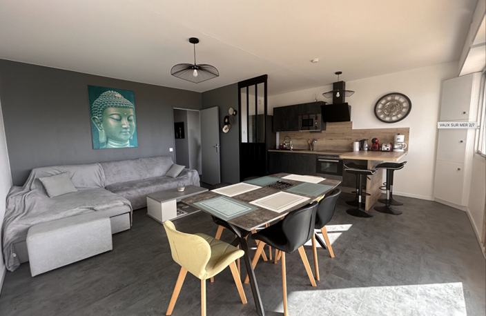 VAUX/MER   Appartement rénové avec vue mer exceptionnelle face à la plage de Nauzan - PRIX DE VENTE 309.000 € — photo 3