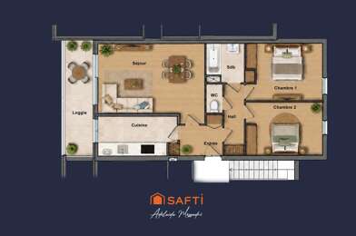 Appartement 3 pièces 450000 €
