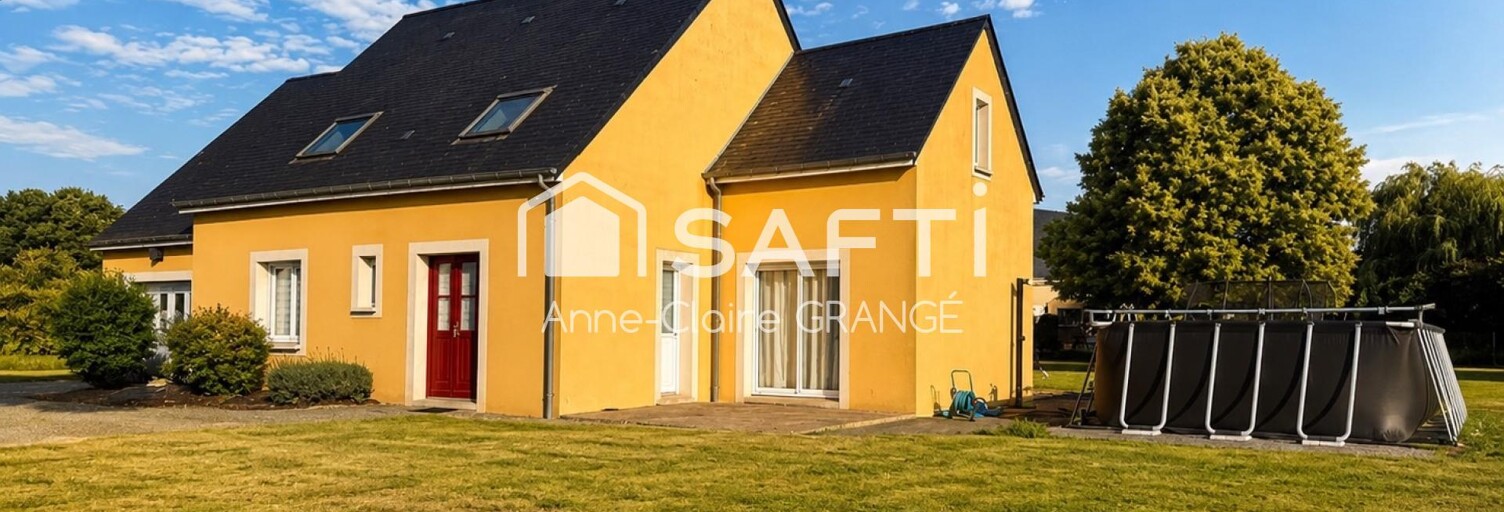 Maison 5 Pièces 120 m² à vendre à Saint-Rémy-de-Sillé (72140)