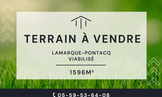 Terrain  1596 m² à vendre à Lamarque-Pontacq (65380)