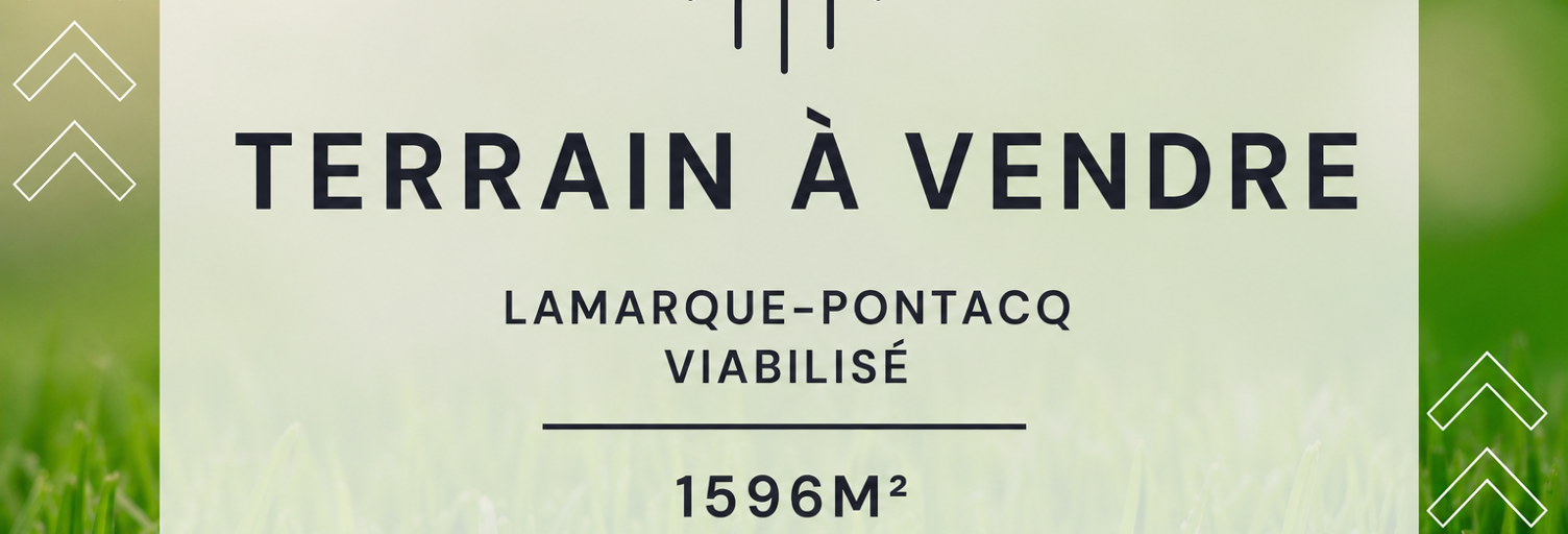 Terrain  1596 m² à vendre à Lamarque-Pontacq (65380)
