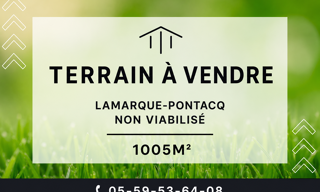 Terrain  1005 m² à vendre à Lamarque-Pontacq (65380)