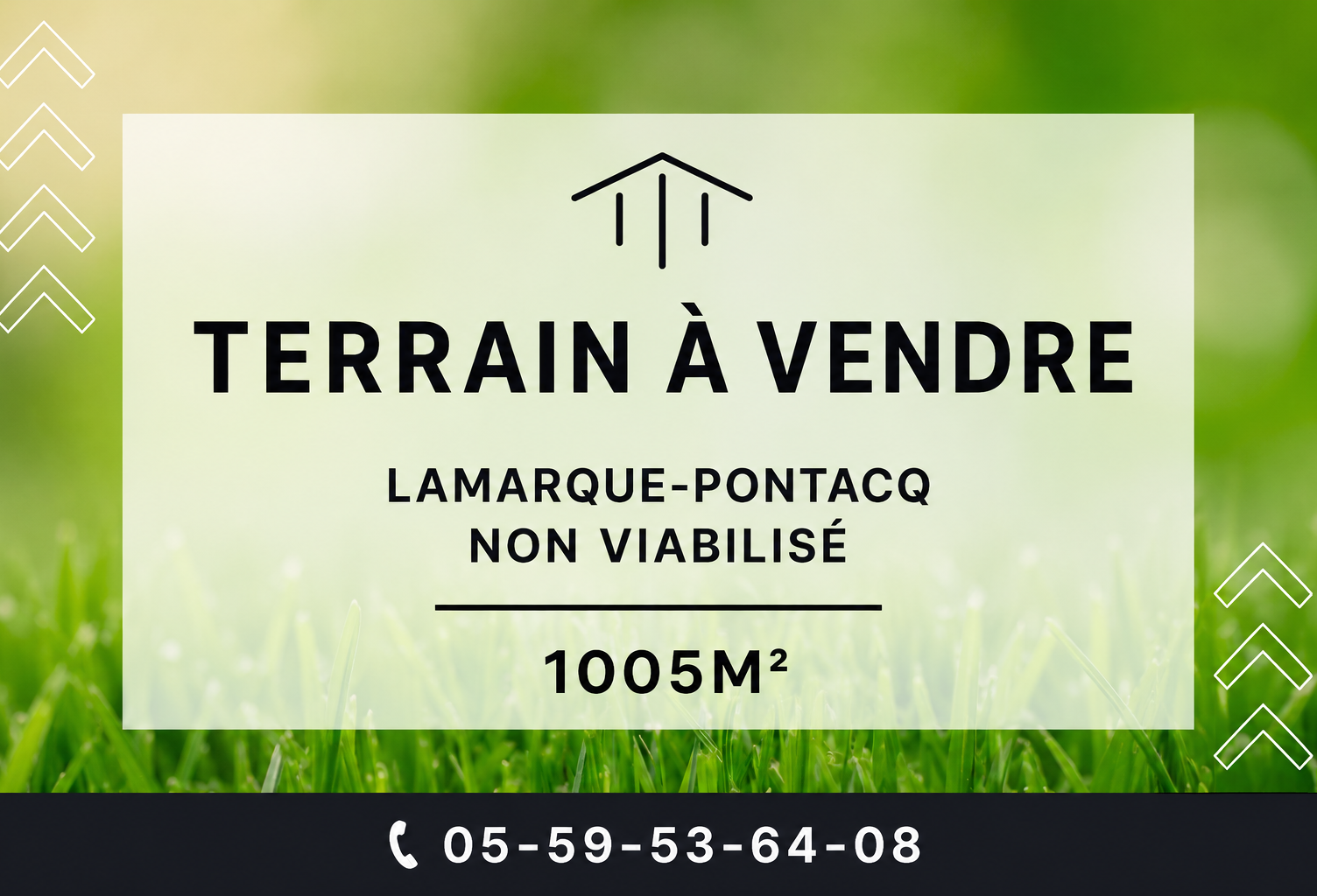 TERRAIN PLAT DE 1005M2 — photo 1