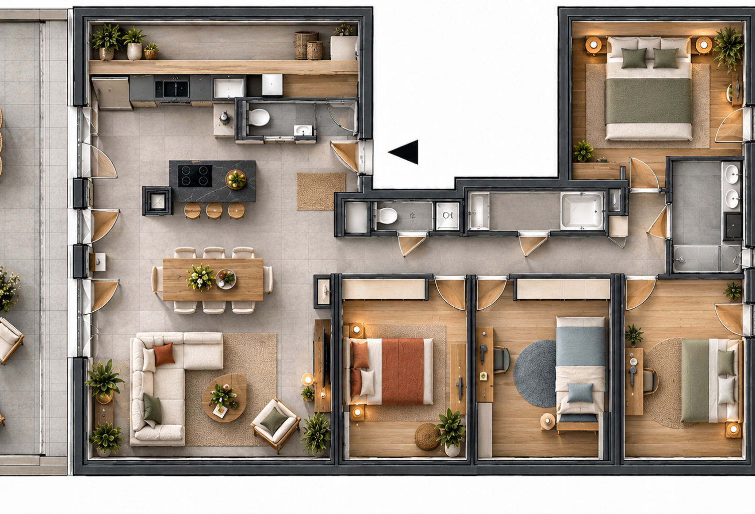 Au cœur du village de Sales (74150) appartement d'exception de 162 m2 hab au deuxième et dernier étage — photo 1