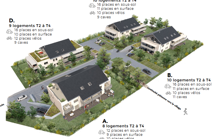 Au cœur du village de Sales (74150) appartement d'exception de 162 m2 hab au deuxième et dernier étage — photo 4