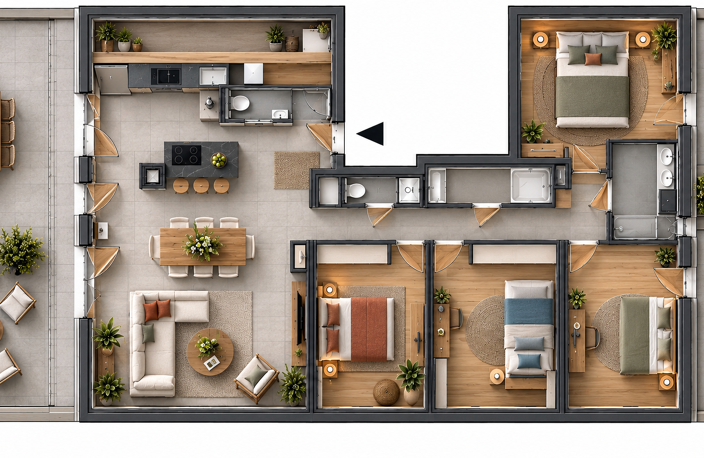 Au cœur du village de Sales (74150) appartement d'exception de 162 m2 hab au deuxième et dernier étage — photo 5