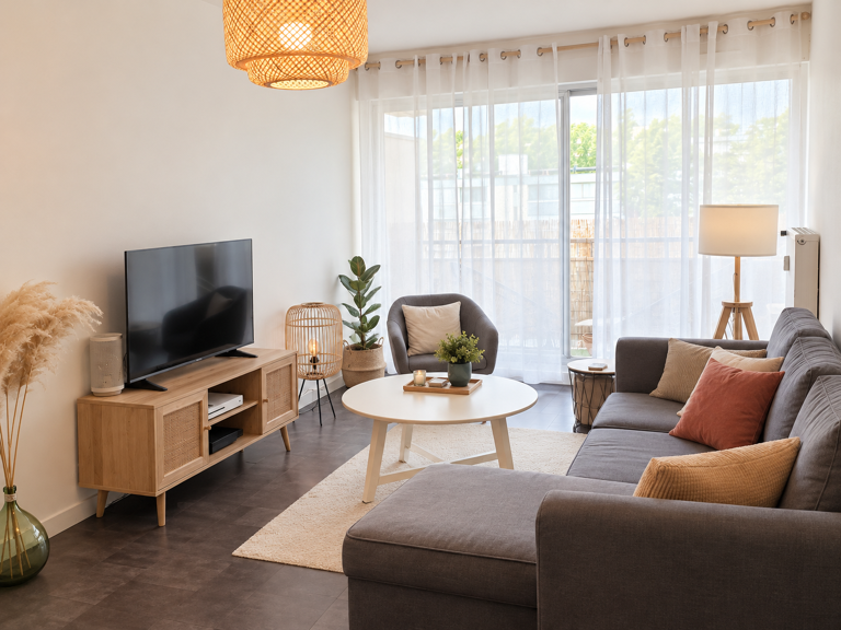 T2 - Balcon cave et stationnement - Quartier banque de Franc — photo 1