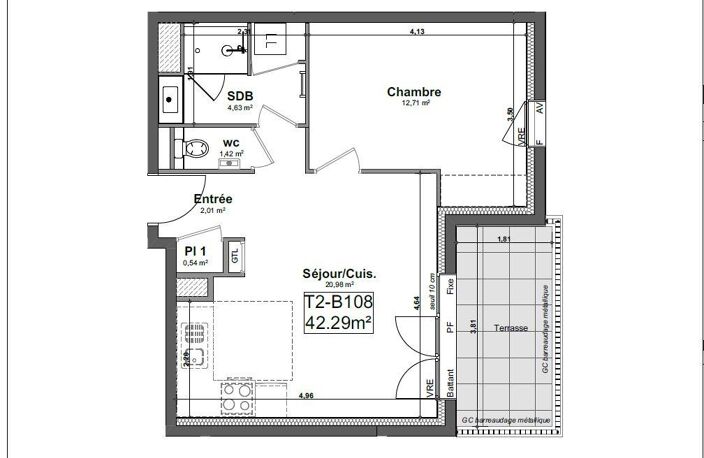 Vente Appartement 2 pièces — photo 5