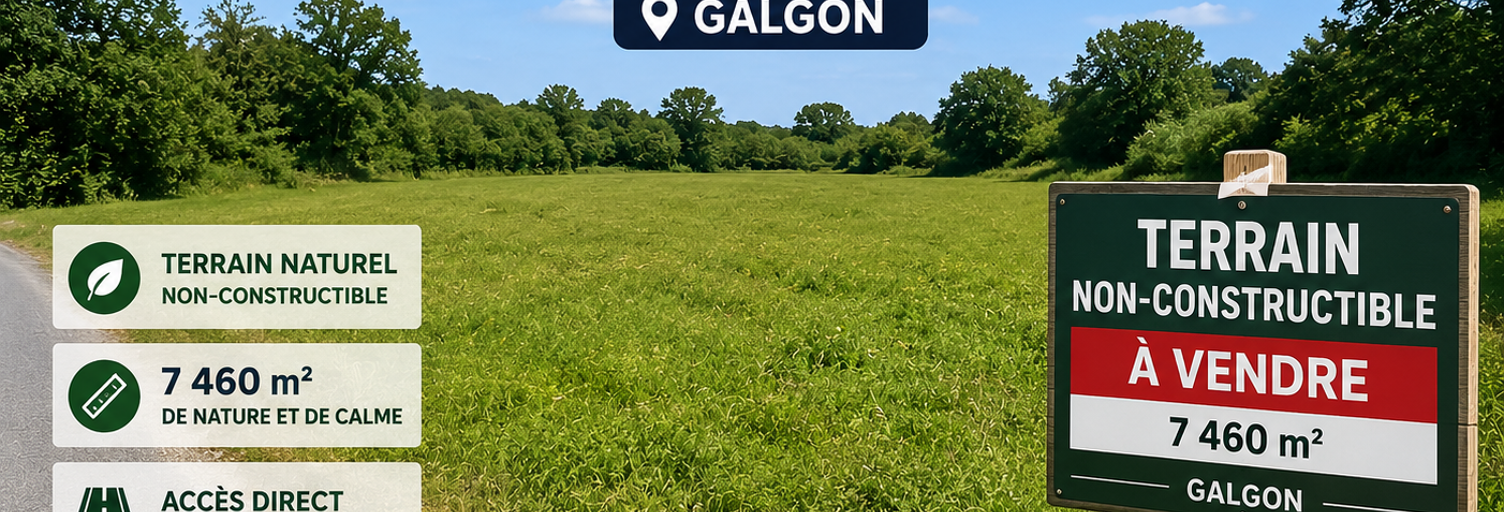 Terrain  7461 m² à vendre à Galgon (33133)