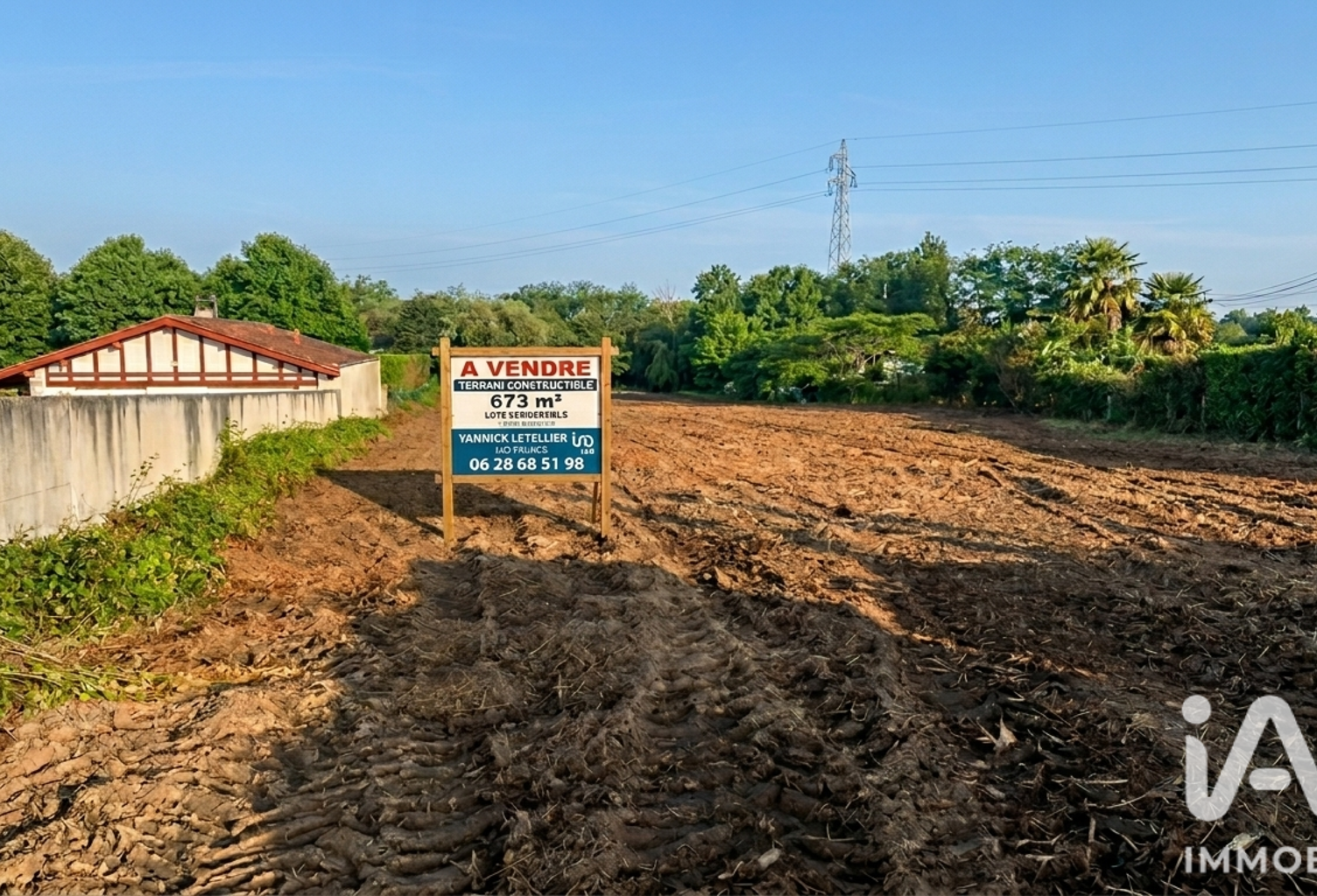 Vente Terrain à bâtir 673 m&sup2; — photo 1