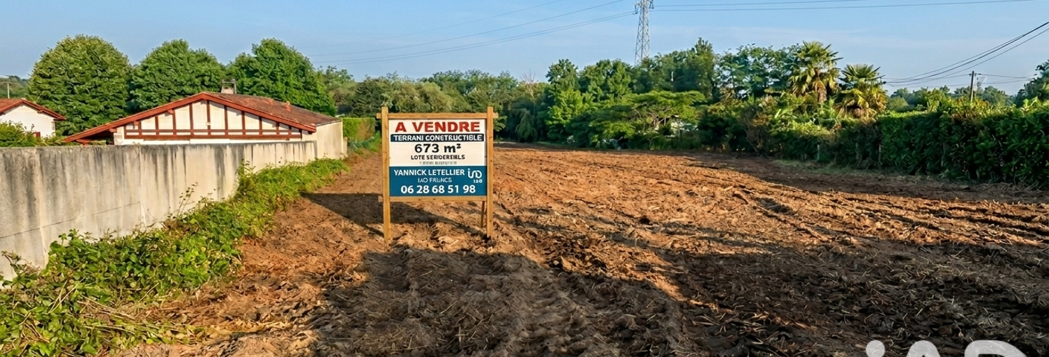 Terrain  673 m² à vendre à Bidart (64210)