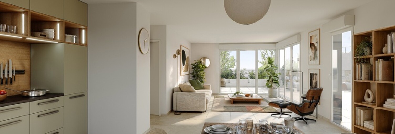 Appartement neuf T1, T2, T3, T4 Pièce 24 à 79 m² à vendre à Cagnes-sur-Mer (06800)