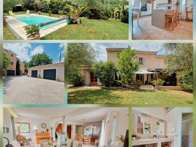 SPLENDIDE VILLA 5 CHAMBRES AVEC PISCINE ET 3 GARAGES — photo du bien