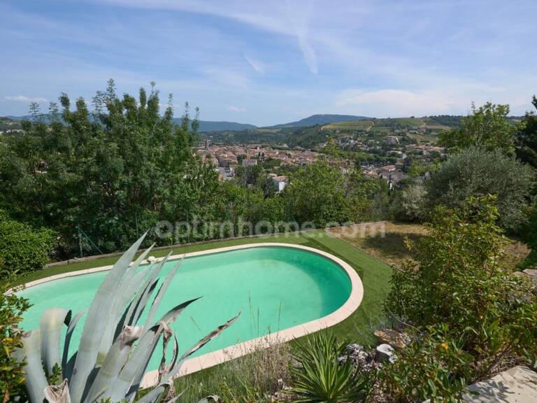 LIMOUX (11300) – MAISON D’ARCHITECTE – 5 PIÈCES – VUE PANORAMIQUE – PISCINE – GARAGE – GRAND TERRAIN CLÔTURÉ — photo 1