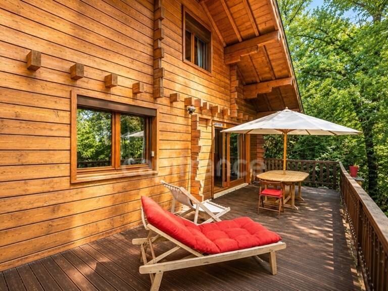 Chalet bois en madrier à vendre dans le Jura, entre Andelot-En-Montagne et Champagnole (39300) — photo 1