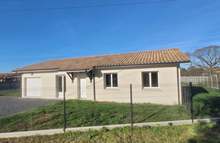 Dpt Gironde (33), à vendre  maison neuve  90 m2  avec en plus  garage 15 m2 et terrain de 820 m2 — photo 2