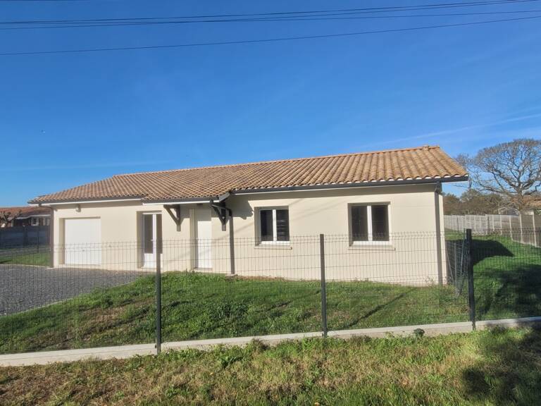 Dpt Gironde (33), à vendre  maison neuve  90 m2  avec en plus  garage 15 m2 et terrain de 820 m2 — photo 1