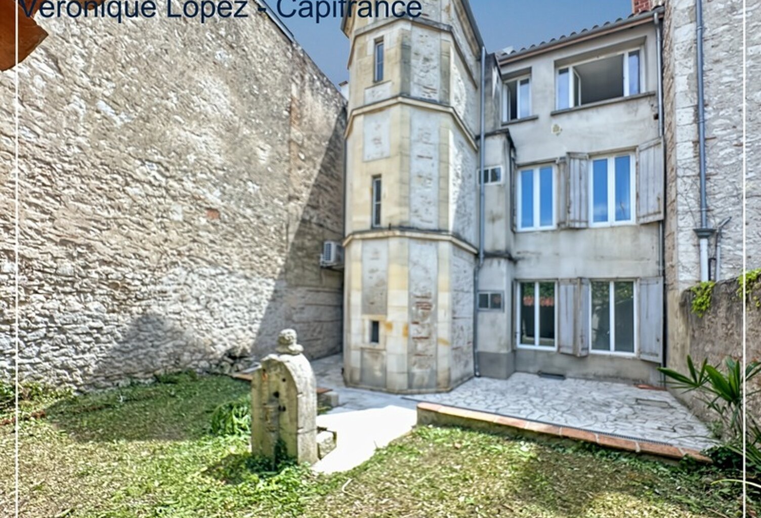 Exclusivité : Agen hyper centre, bel immeuble de caractère en pierre entièrement rénové avec 4 appartements, garage et jardin — photo 1