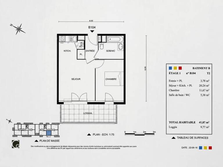 Appartement 2 pièces de 41 m² à Tournefeuille — photo 1