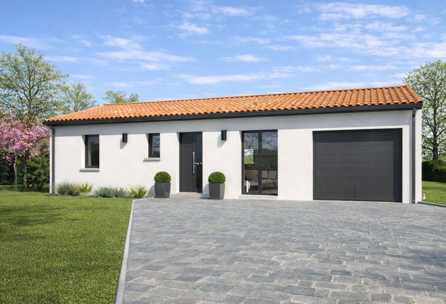 Projet de construction d'une maison 72 m² avec terrain à ONDRES (40) — photo 1