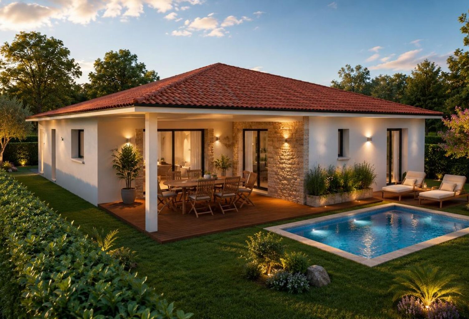 Projet de construction d'une maison 105 m² avec terrain à TOSSE (40) — photo 1