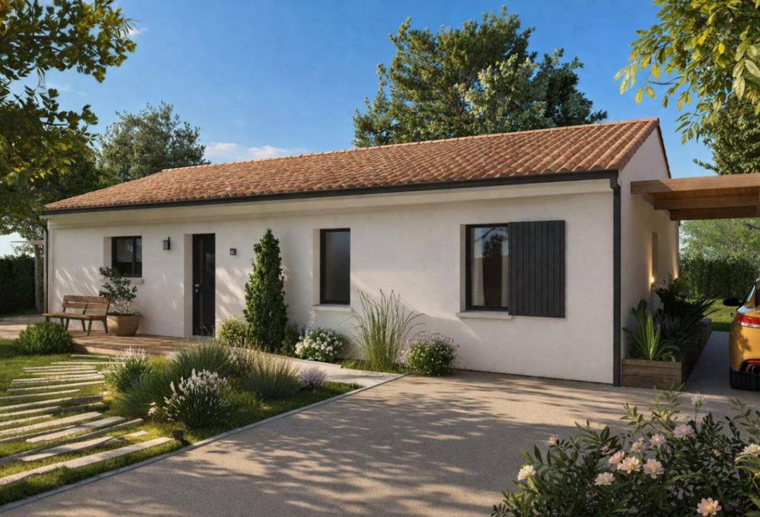 Projet de construction d'une maison 90 m² avec terrain à SADIRAC (33) — photo 1
