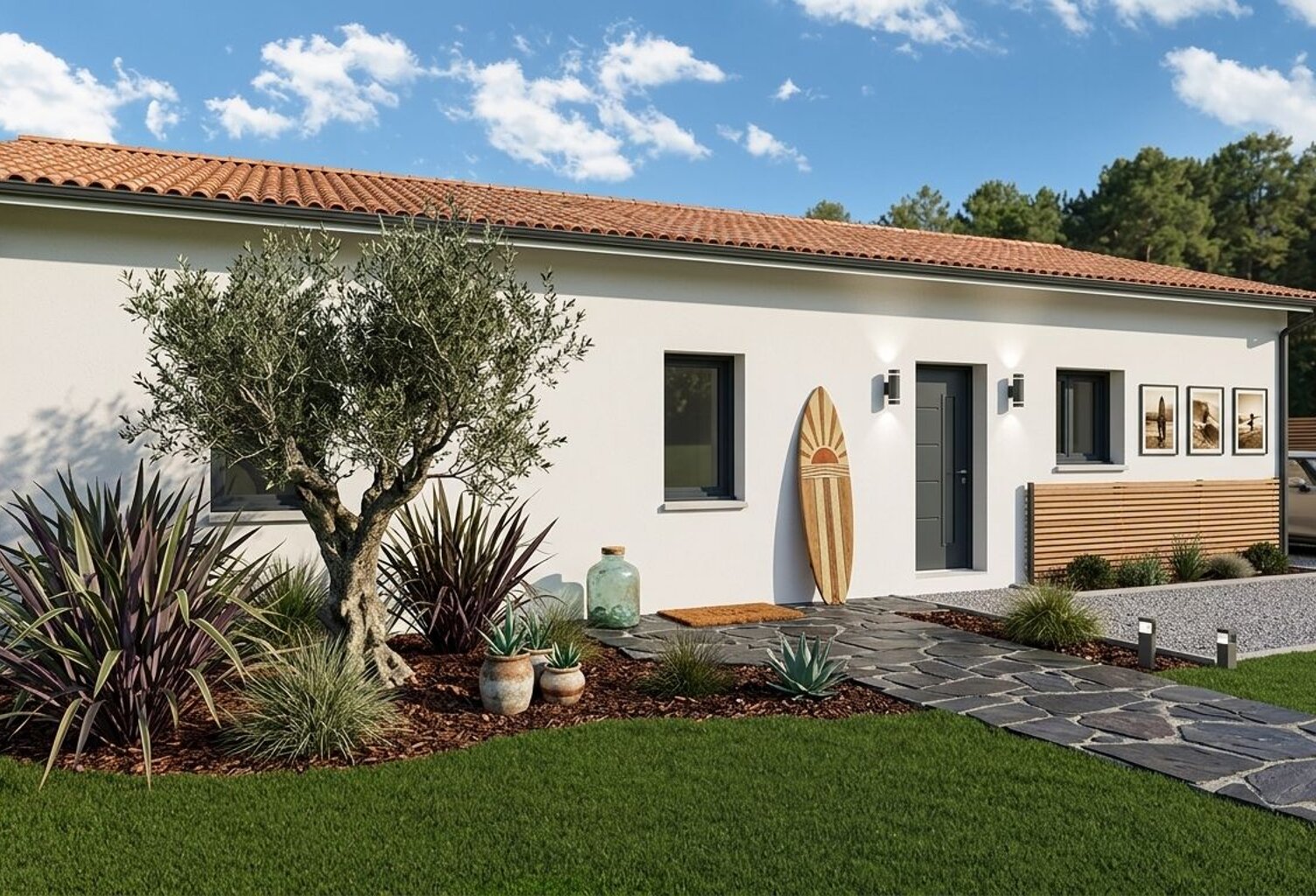 Projet de construction d'une maison 90 m² avec terrain à SAINT-VINCENT-DE-TYROSSE (40) — photo 1