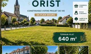 Terrain 641 m² à construire Orist (40300)