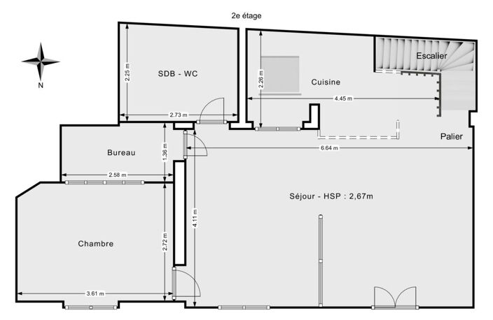 Esprit Maison : Triplex atypique de 87 m² au calme absolu - Rue de Chabrol 75010, Paris — photo 3