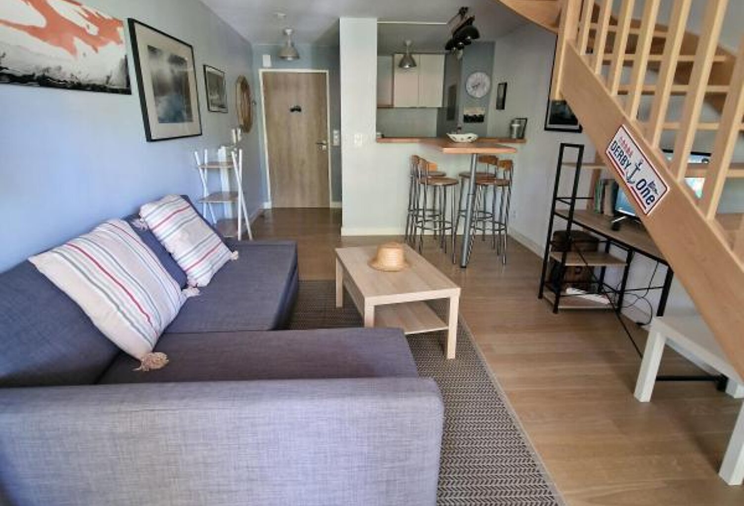 Appartement duplex T2 avec ascenseur à 200 m de la plage quartier Aquabaule — photo 1