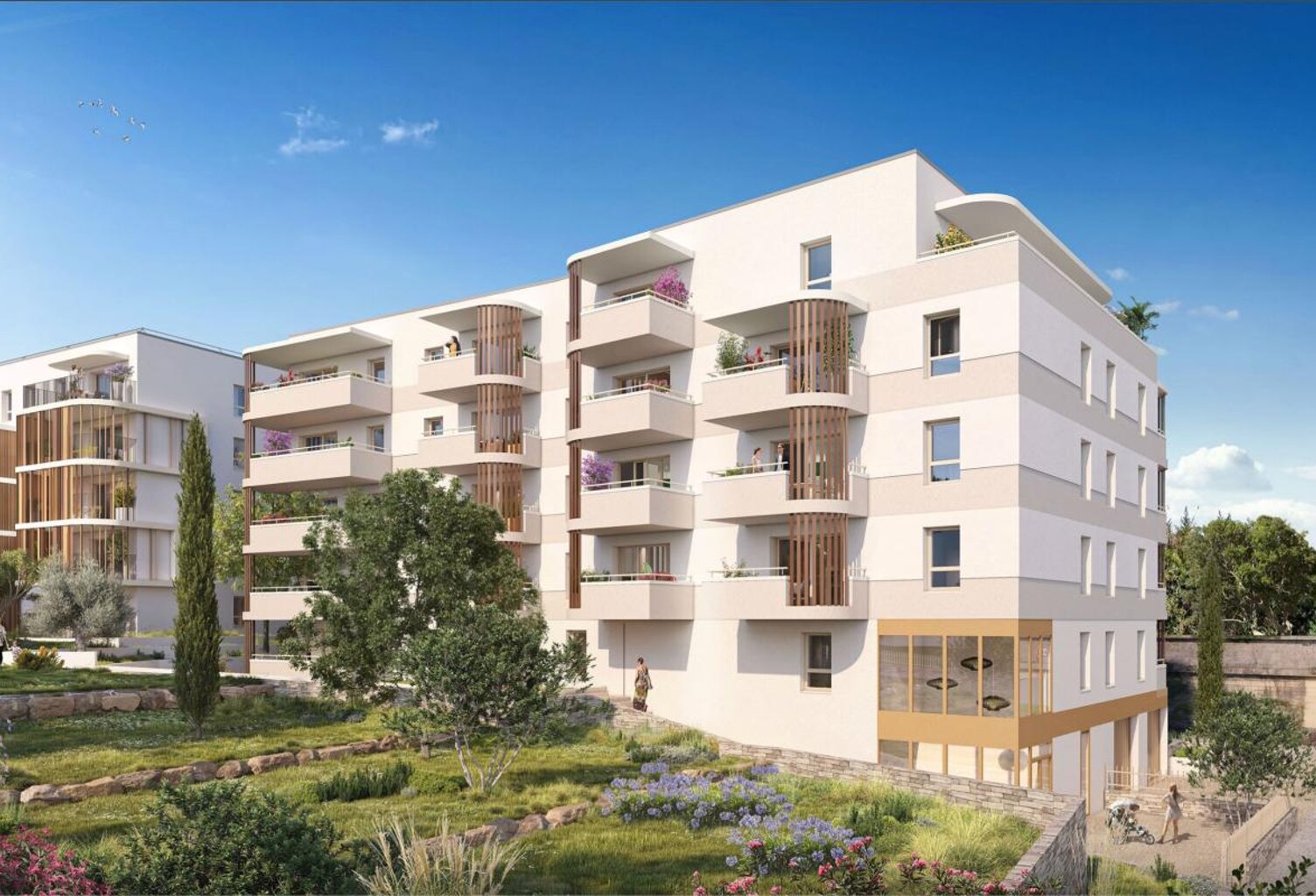 APPARTEMENT TYPE 3 NEUF - VENDU EN VEFA - AVEC BELLE TERRASSE ET PLACE DE PARKING EN SOUS-SOL DANS RÉSIDENCE NEUVE BIEN SITUÉE - — photo 1