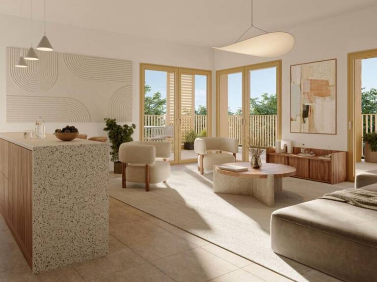 Appartement Type 3 Neuf avec spacieuse terrasse de 38,7 m2 exposée OUEST-NORD ET PLACE DE PARKING PRIVATIVE EN SOUS-SOL SÉCURISÉ À Vendre dans résidence neuve en VEFA — photo 1