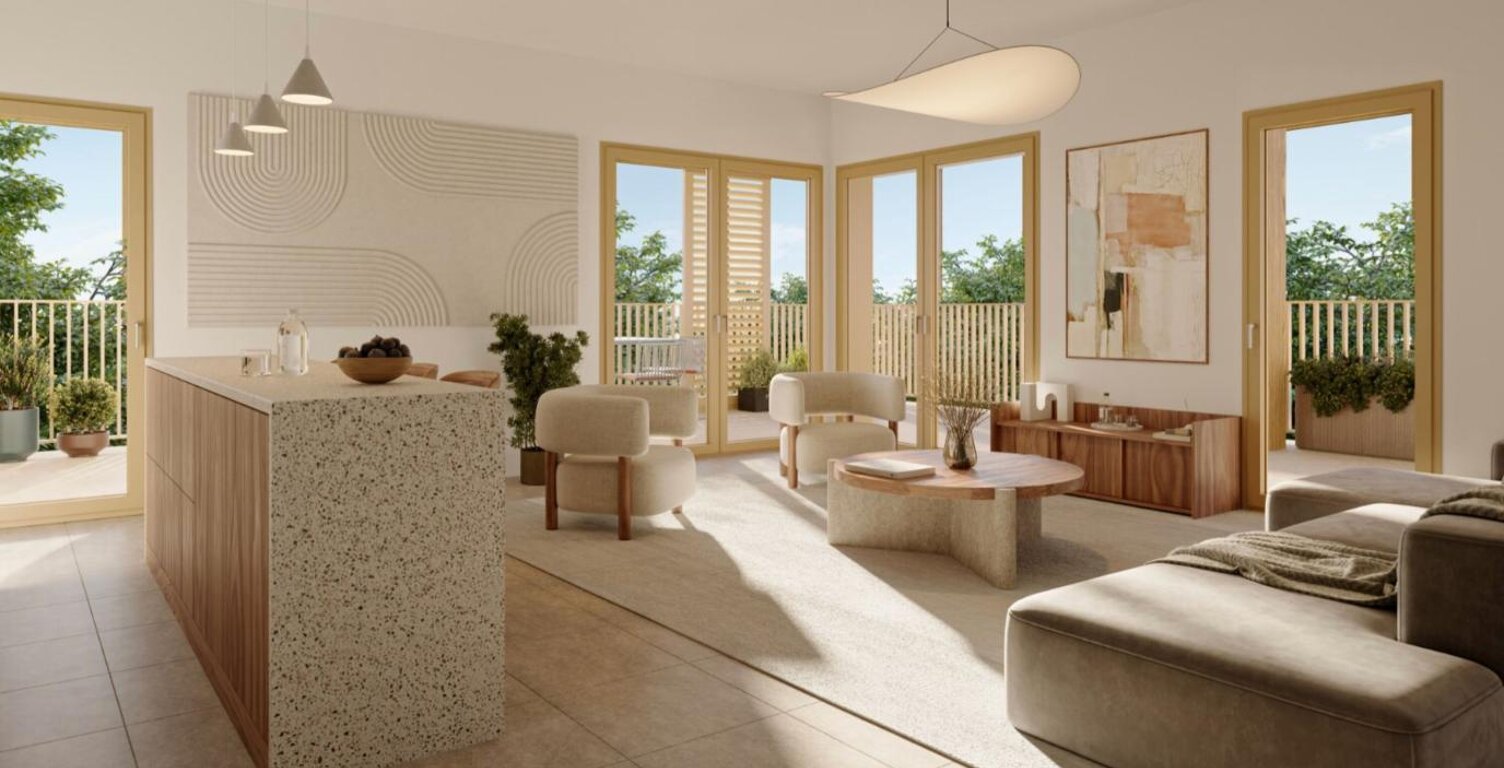 Appartement Type 4 Neuf avec spacieuse terrasse de 62 m2 exposée SUD-EST ET PLACE DE PARKING PRIVATIVE EN SOUS-SOL SÉCURISÉ À Vendre dans résidence neuve en VEFA — photo 1