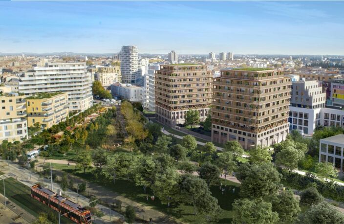 Appartement Type 2 Neuf avec spacieuse terrasse de 23 m2 exposée EST À Vendre dans résidence neuve en VEFA — photo 3