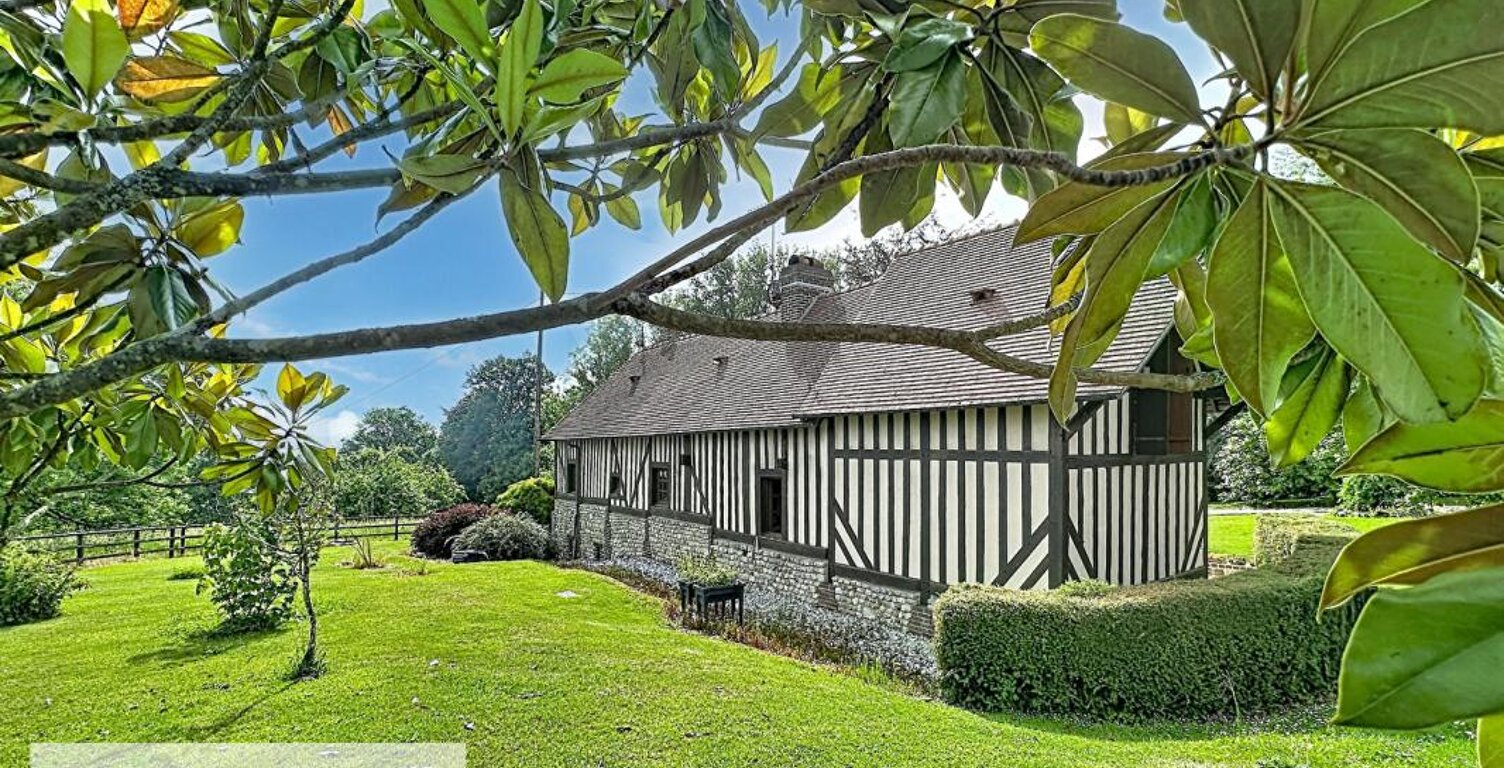 AUTHENTIQUE LONGÈRE NORMANDE DE CARACTÈRE - PLUS D'UN HECTARE DE TERRAIN - À 20 MINUTES DE DEAUVILLE — photo 1