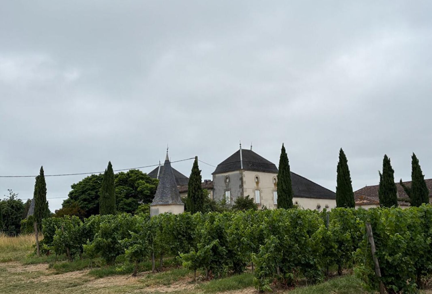 Château confidentiel à Massugas, dominant les côteaux, entre Pellegrue et Sauveterre de Guyenne — photo 1