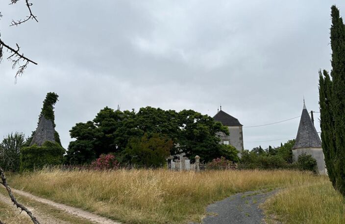 Château confidentiel à Massugas, dominant les côteaux, entre Pellegrue et Sauveterre de Guyenne — photo 2