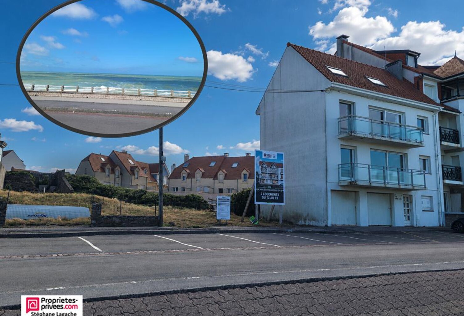 Appartement Ambleteuse  face Mer 4 pièce(s) 85.8 m2 avec terrasse 17m² garage et parking — photo 1