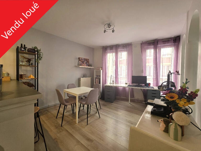 Appartement à vendre  Le Havre Danton  Petit Théâtre 1 chambre  Vendu loué  Investissement locatif — photo 1