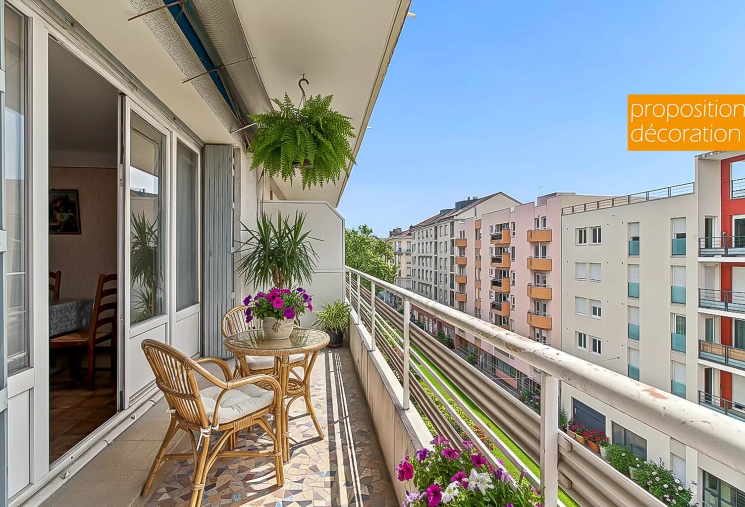 Appartement 3 pièces 65 m² au 5e étage avec balcon — photo 1