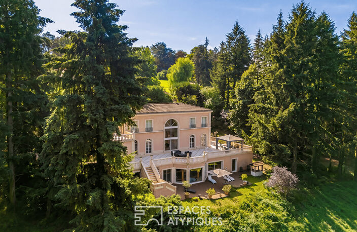 Demeure de prestige au sein d'un parc privé avec piscine et étang — photo 4