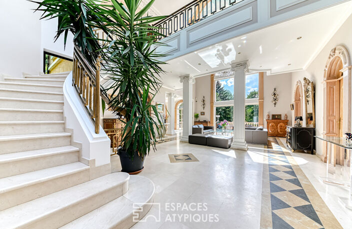 Demeure de prestige au sein d'un parc privé avec piscine et étang — photo 5