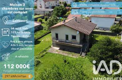Maison 4 pièces 112000 €