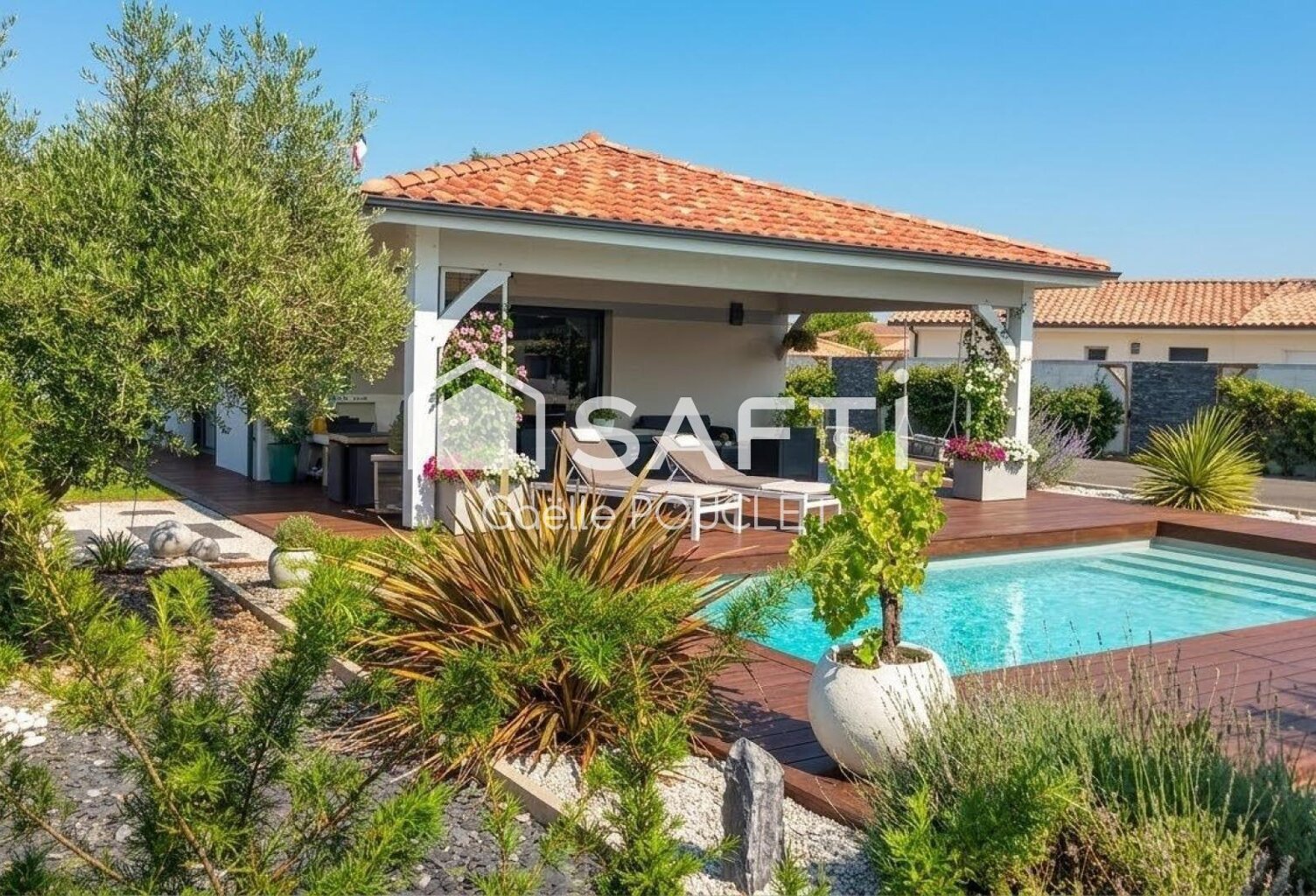 Maison contemporaine 125 m2- piscine chauffée — photo 1