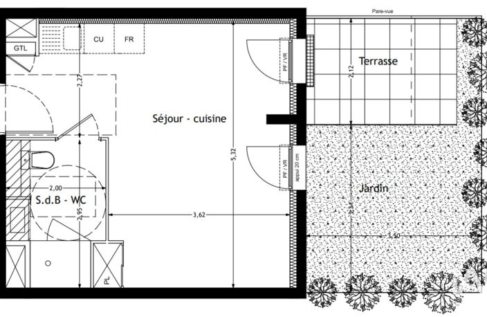 Vente Appartement 1 pièce — photo 3