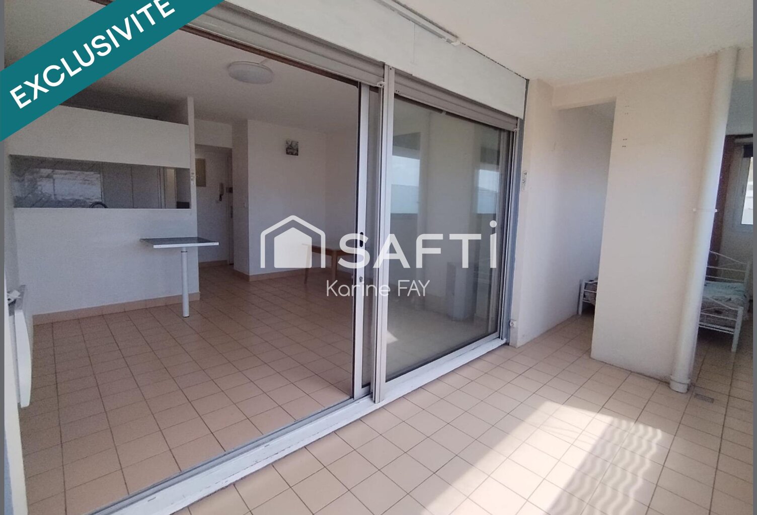 38 m² de lumière en bord de mer  Studio + vaste loggia, rare à Canet Sud — photo 1