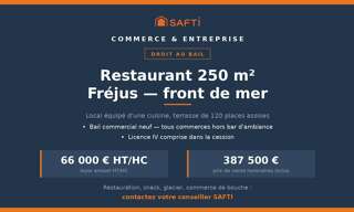Commerce 2 Pièces 250 m² à vendre à Fréjus (83600)