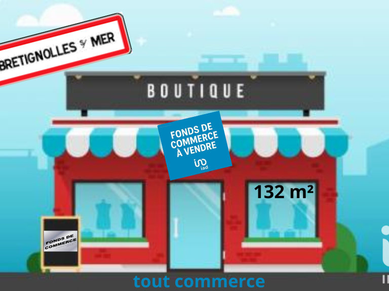 Vente Habillement, Textile 132 m&sup2; — photo 1