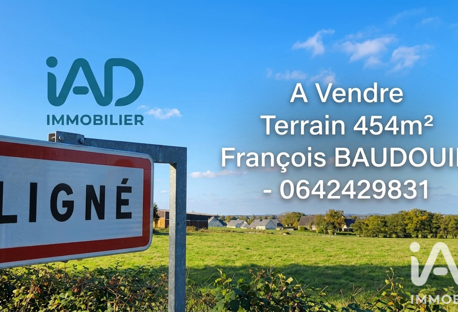 Vente Terrain 454 m&sup2; — photo 1
